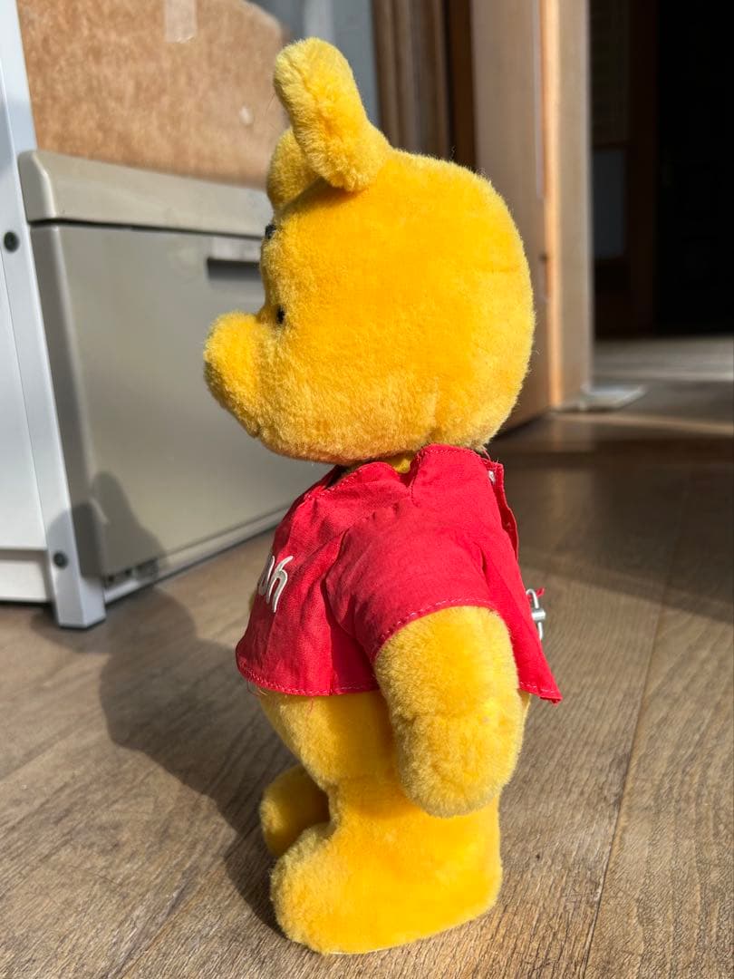 クマのプーさん 首振りオルゴール 首回るプーさん ぬいぐるみ ビンテージ