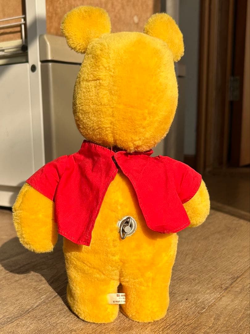 クマのプーさん 首振りオルゴール 首回るプーさん ぬいぐるみ ビンテージ