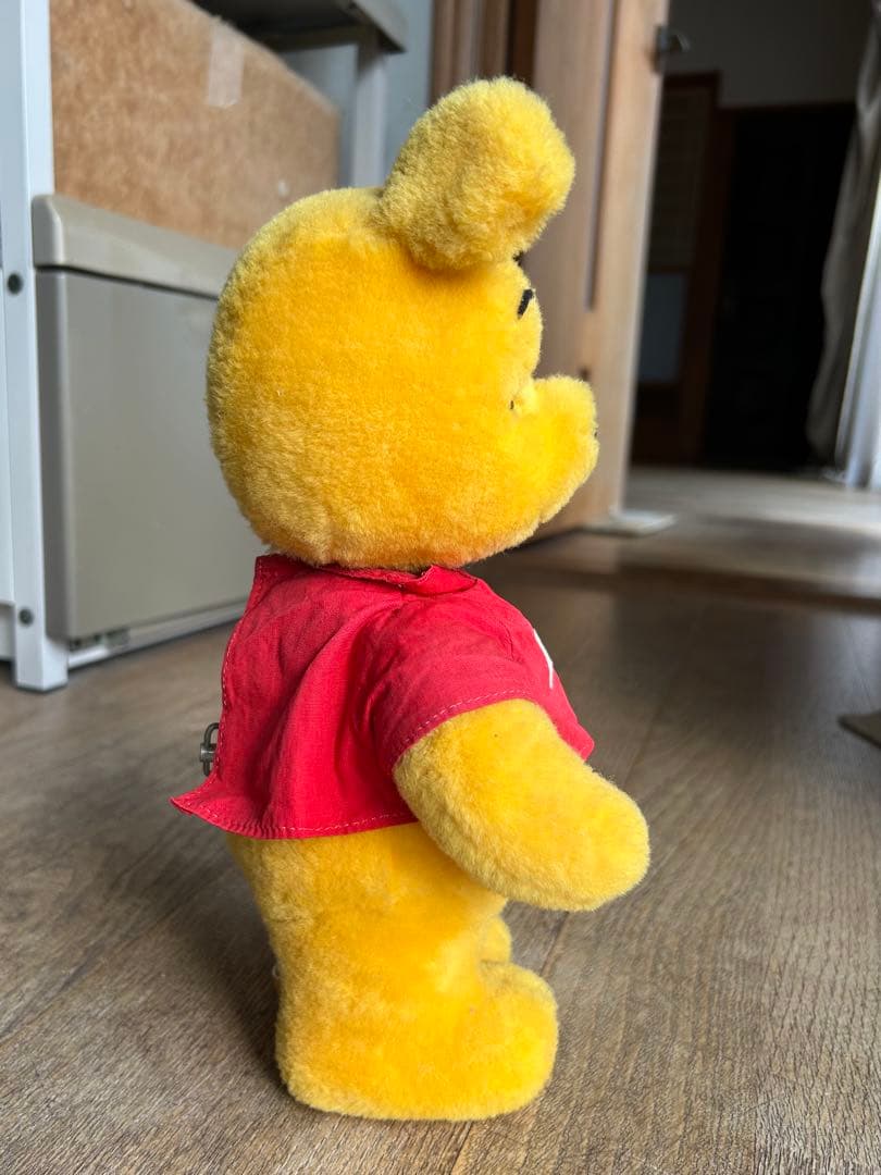 クマのプーさん 首振りオルゴール 首回るプーさん ぬいぐるみ ビンテージ