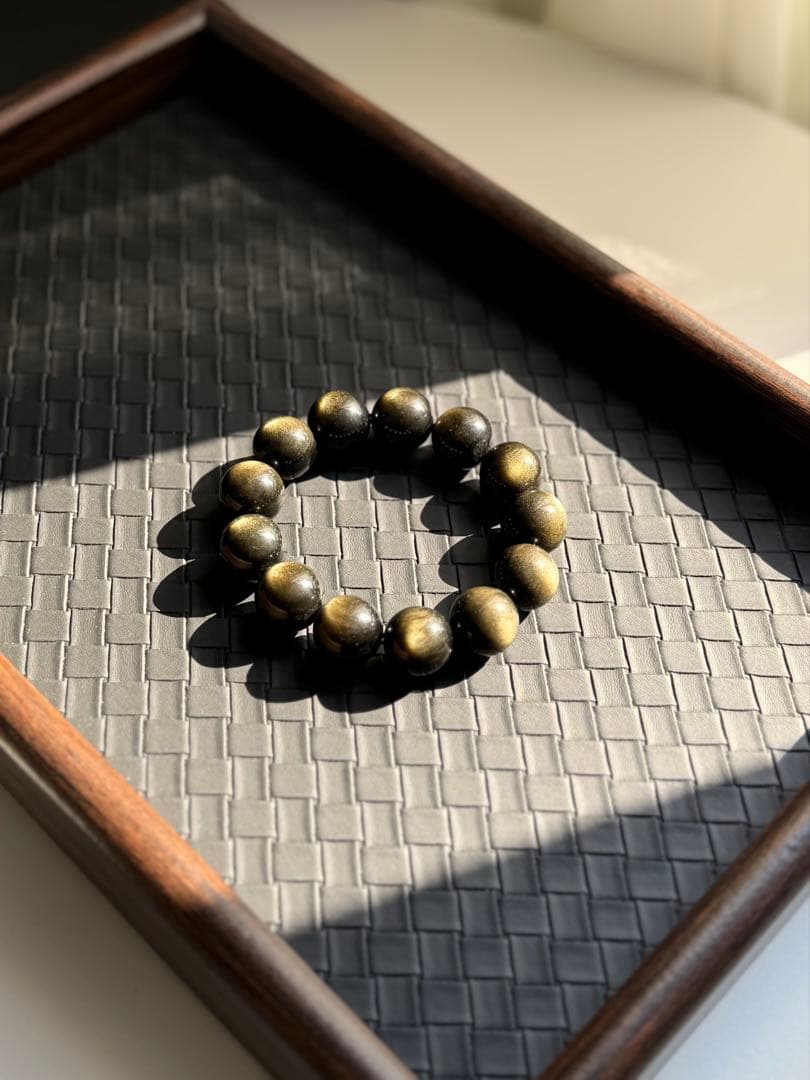 黒金 ブラックゴールデンオブシディアン Gold Sheen Obsidian