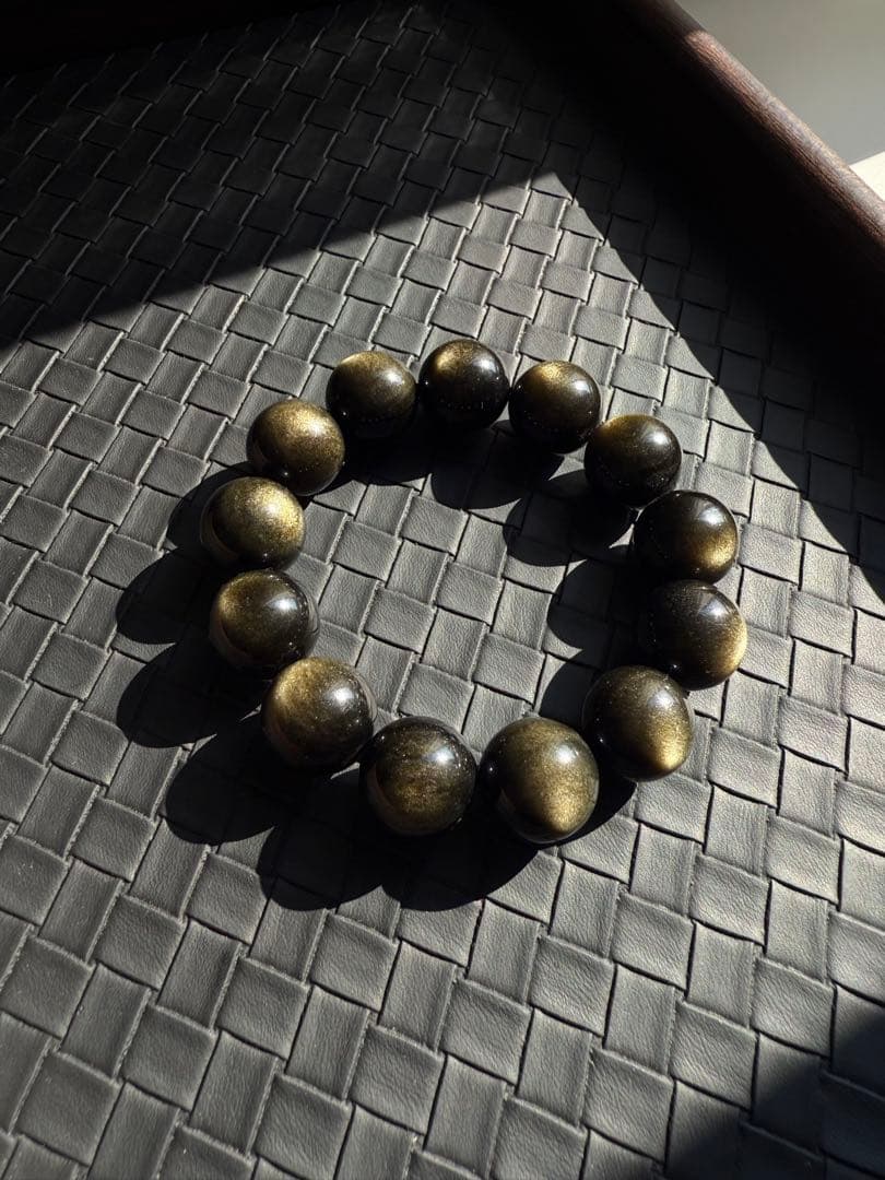 黒金 ブラックゴールデンオブシディアン Gold Sheen Obsidian