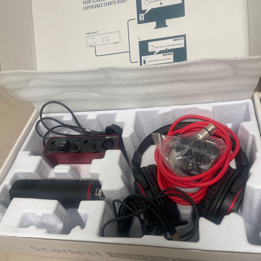 DTM・DAW Scarlett Solo Studio Pack(gen3)