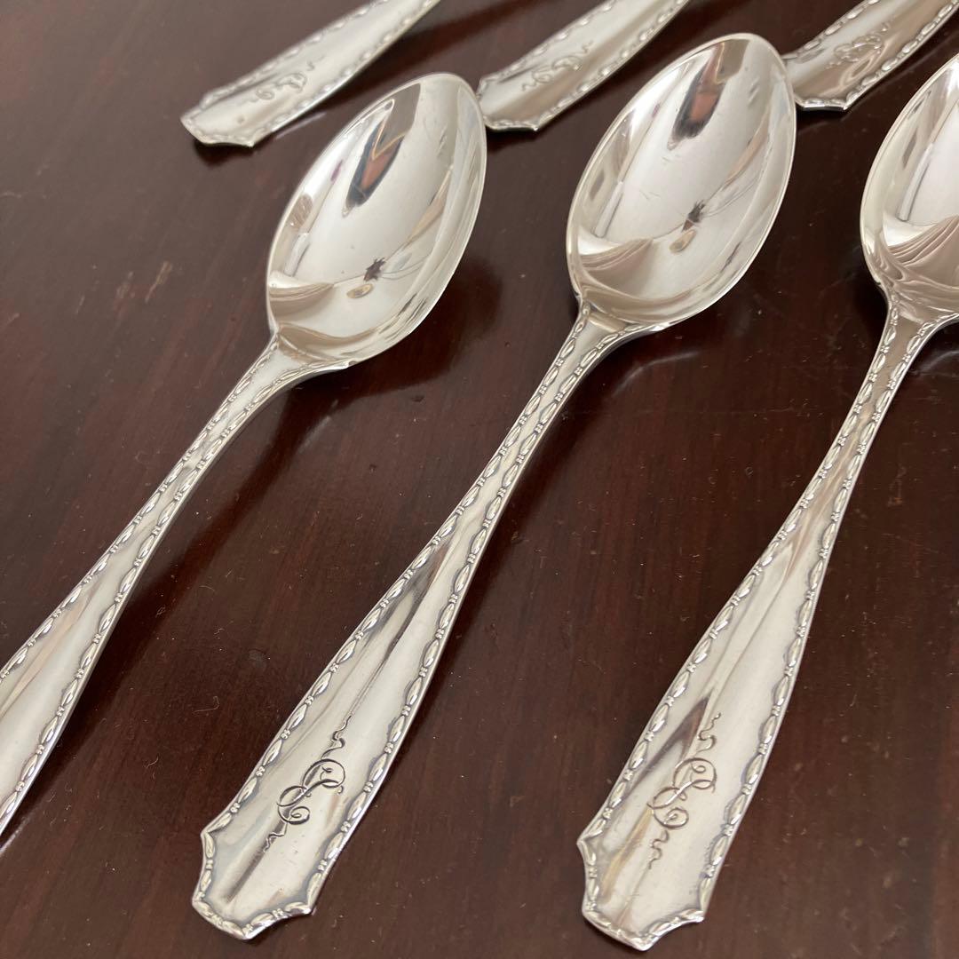 ティファニー　アンティーク　ティースプーン6本揃