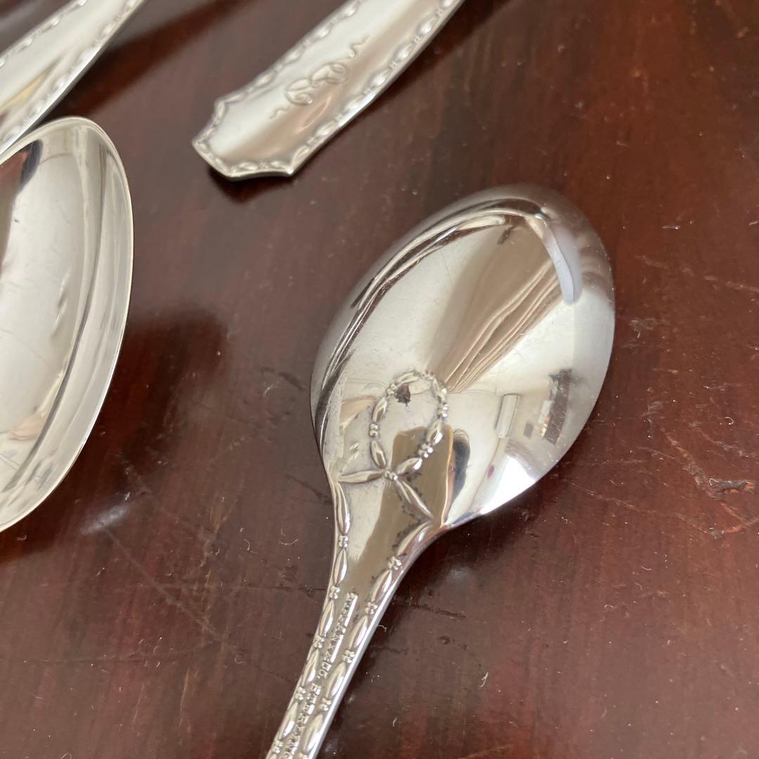 ティファニー　アンティーク　ティースプーン6本揃