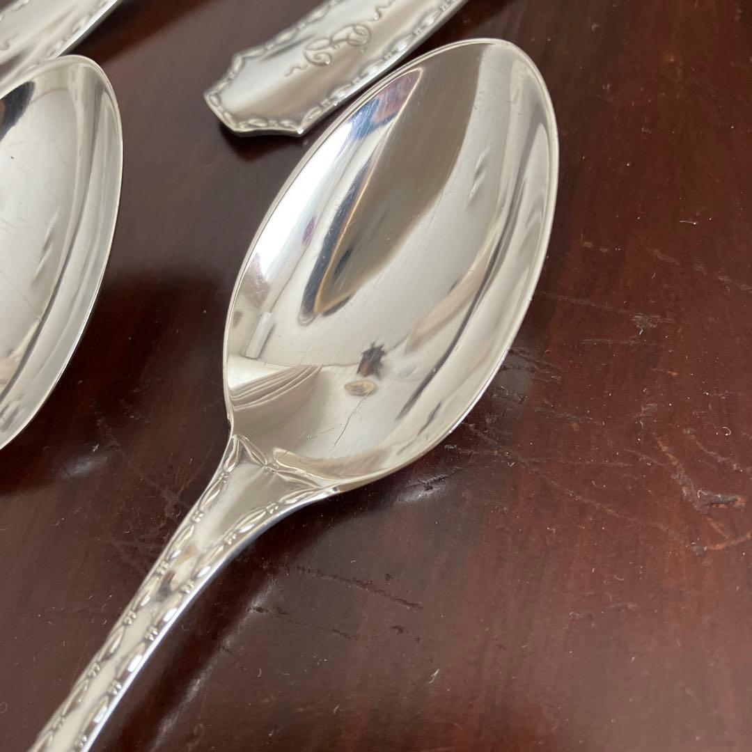 ティファニー　アンティーク　ティースプーン6本揃