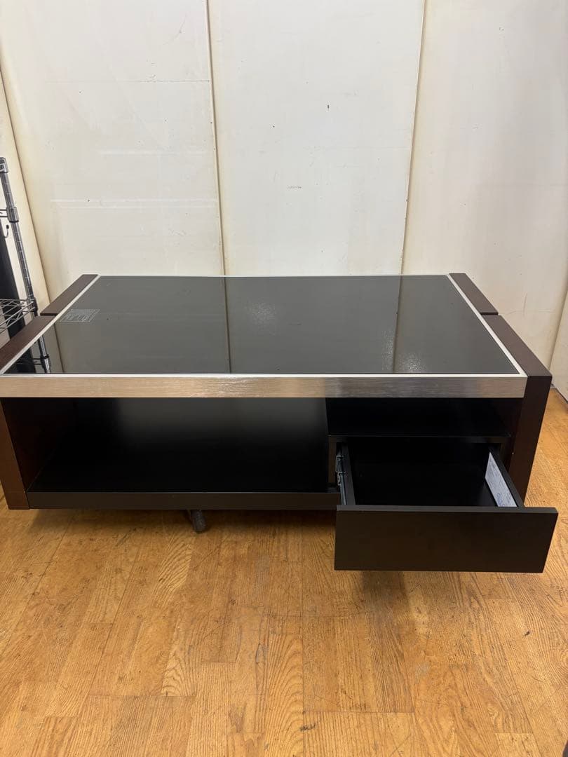 M066ニトリ 引き出し付きセンターテーブル 1200mm