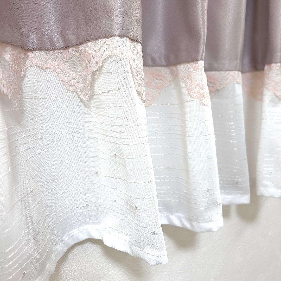 カフェカーテン　遮光＋ミラーレース　小窓用　《お色違いオーダー可》