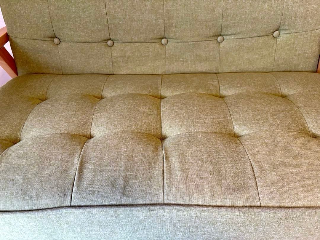 【送料込】2人掛け コンパクトソファ 　ニトリ ルッキ