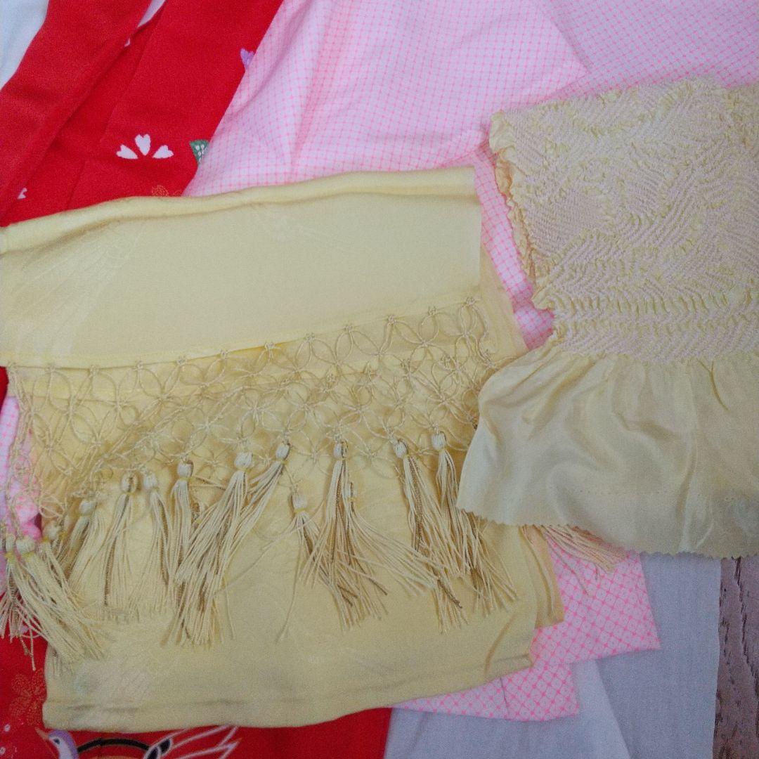 七五三 着物と小物セット 赤