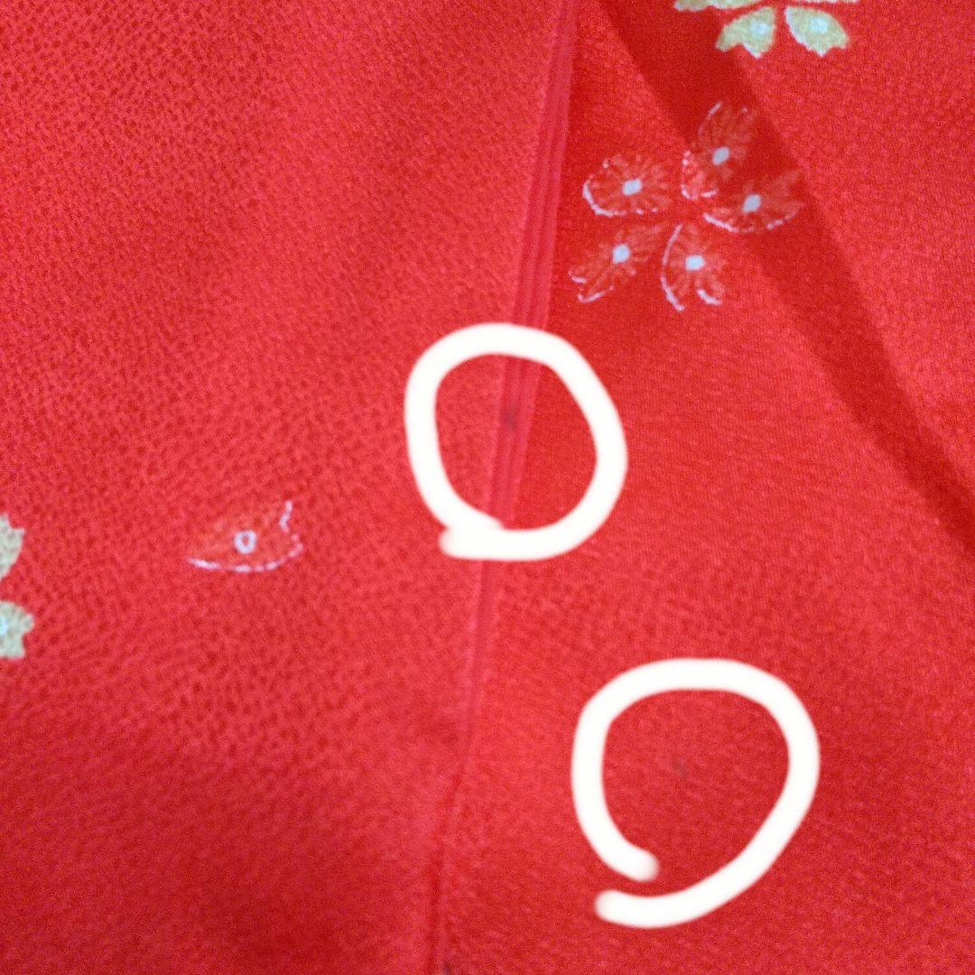 七五三 着物と小物セット 赤