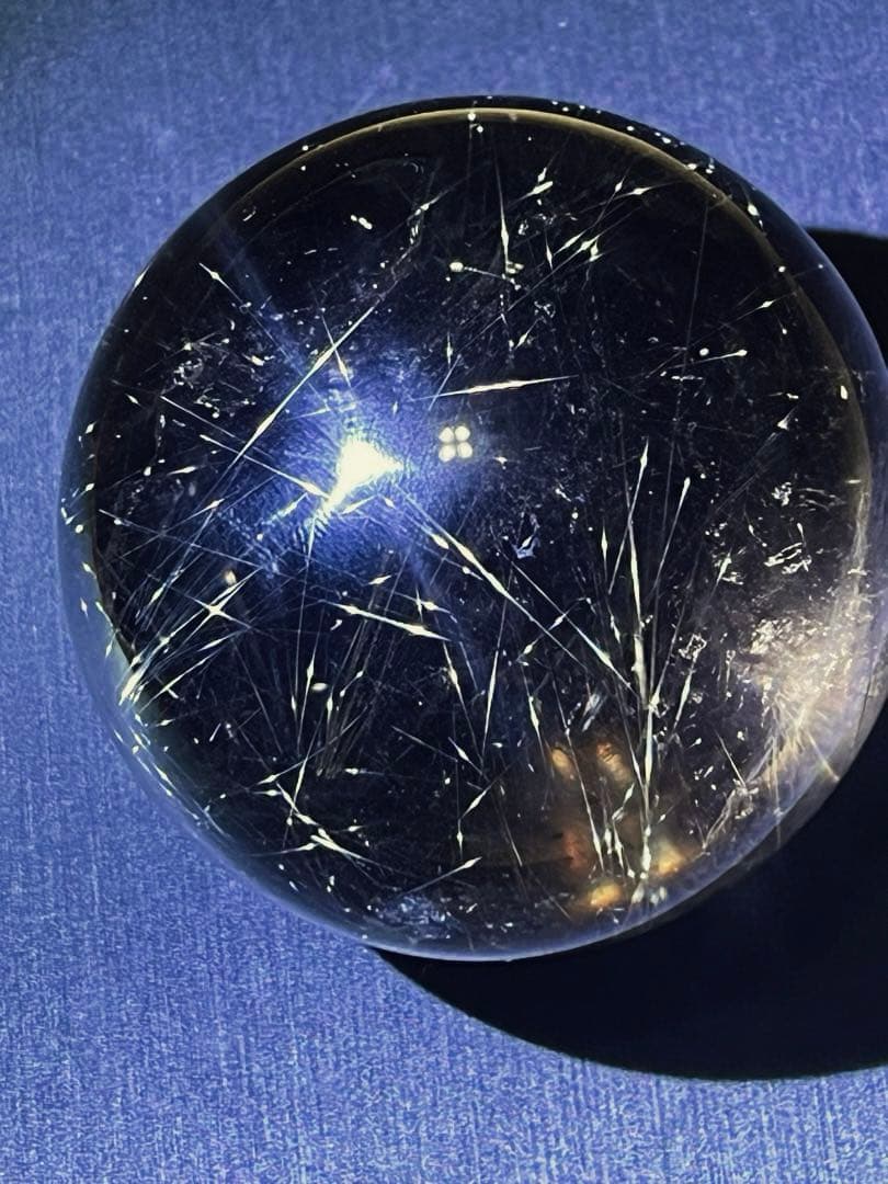 ルチルクォーツ　スフィア　59mm 流星群　丸玉　大玉