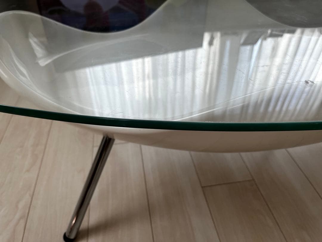 モダンオーバルセンターテーブル【郵送方法更新して値下げしました！】