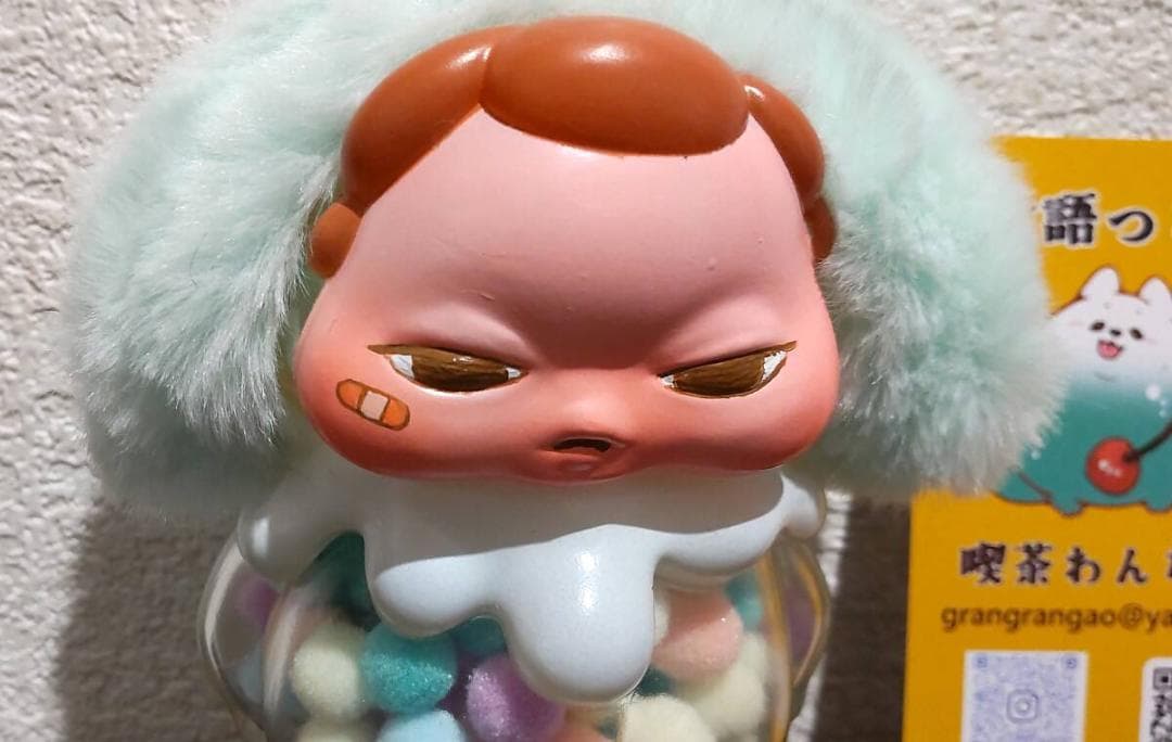 マンタベビー　ソフビ　カスタムver. (七語つきみさん 喫茶ワンダフル)