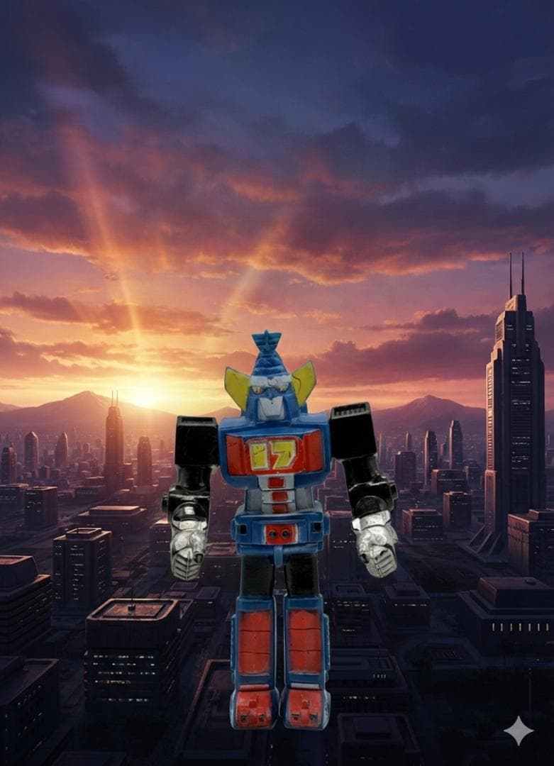 【当時物】大鉄人17 ポピー ソフビ フィギュア 昭和レトロ　７０年代