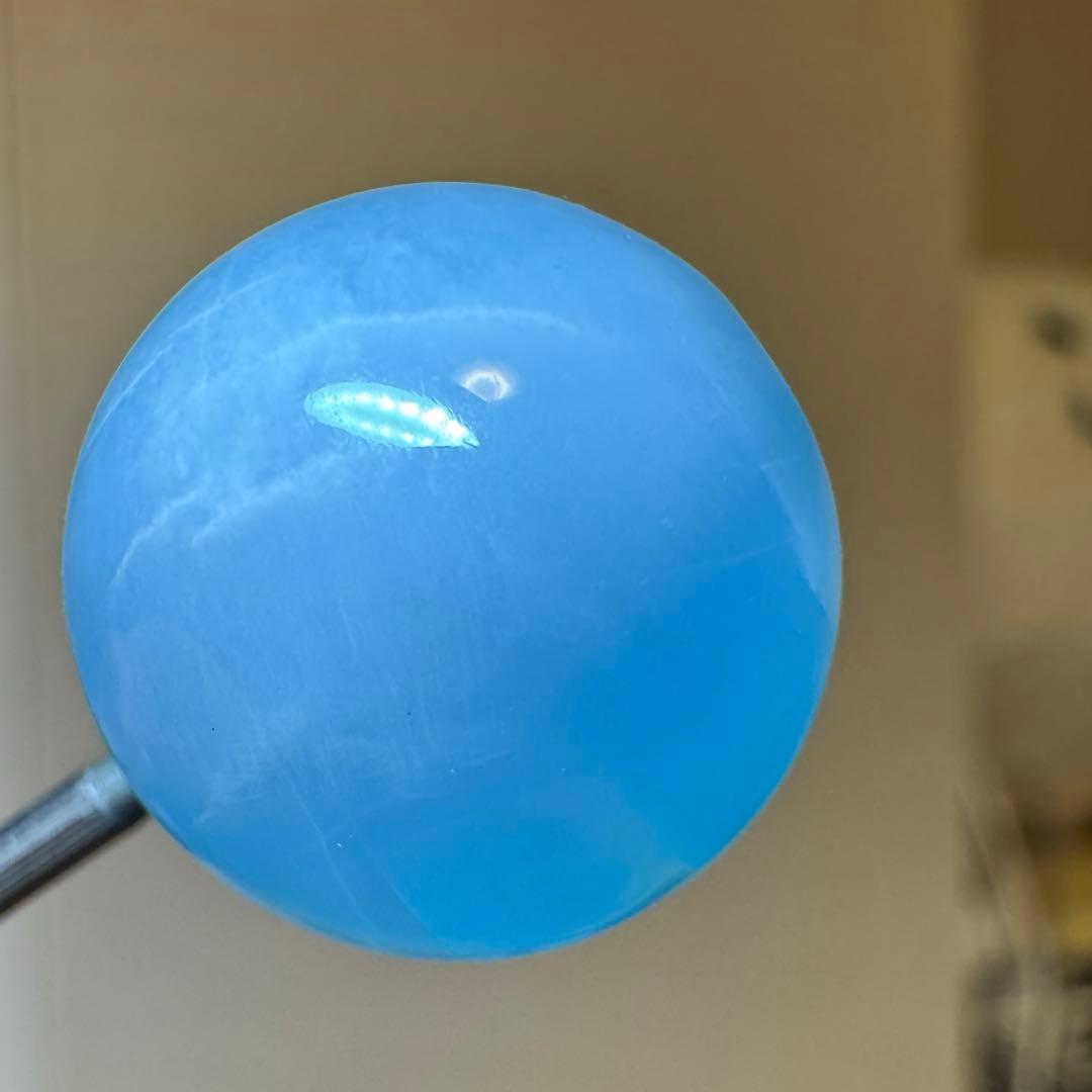 希少　宝石品質　ラリマー　ブルートパーズブレスレット