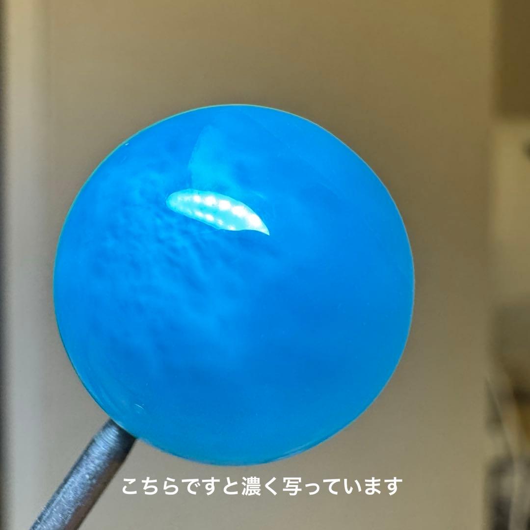 希少　宝石品質　ラリマー　ブルートパーズブレスレット