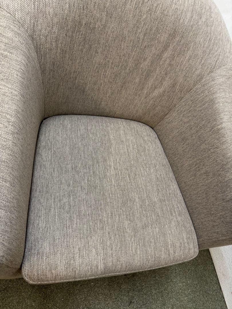 ① 専用カバー付き ニトリ　アクセントチェア　シャルパ3 1Pソファ