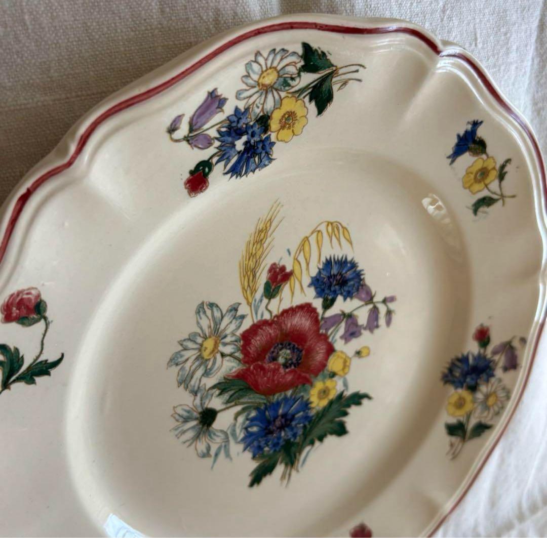 cocoroフランスアンティーク サルグミンヌ プレート2枚