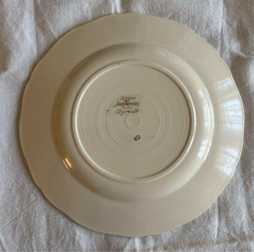 cocoroフランスアンティーク サルグミンヌ プレート2枚