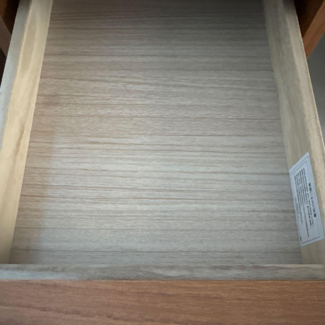 TOVE DESK ナチュラルウッド 2引き出し