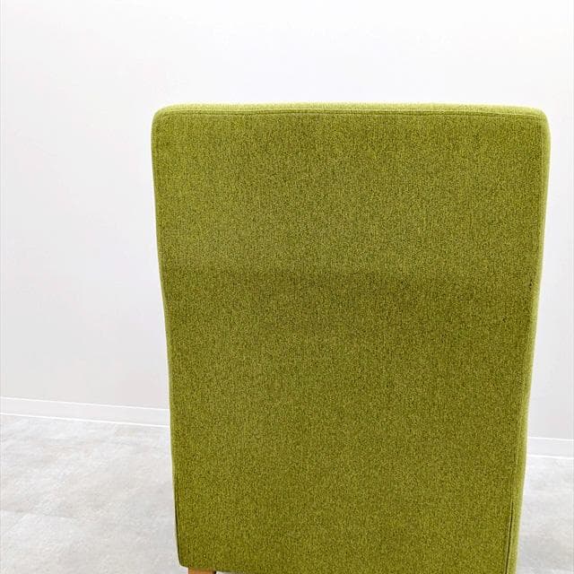 フランフラン廃番ライトグリーンハイバックソファ1シーター - メルカリ