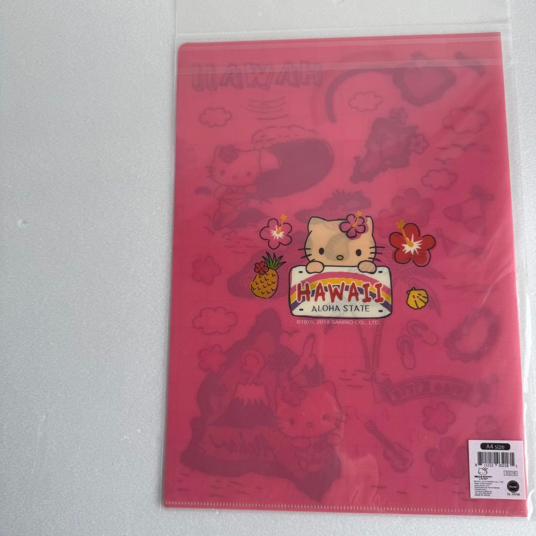 日焼けハローキティ ハワイ限定 A4クリアファイル - メルカリ