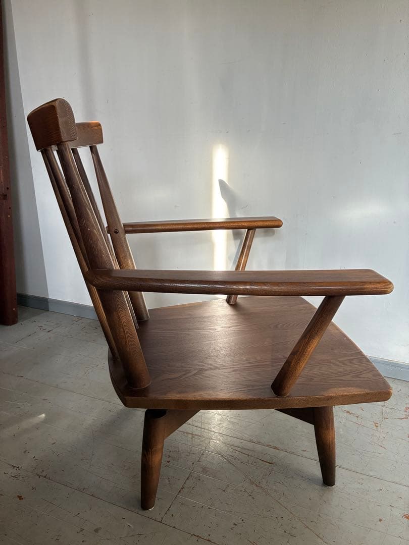 ナガノインテリア ダイニングチェア SKC069ー0WB 回転式 2