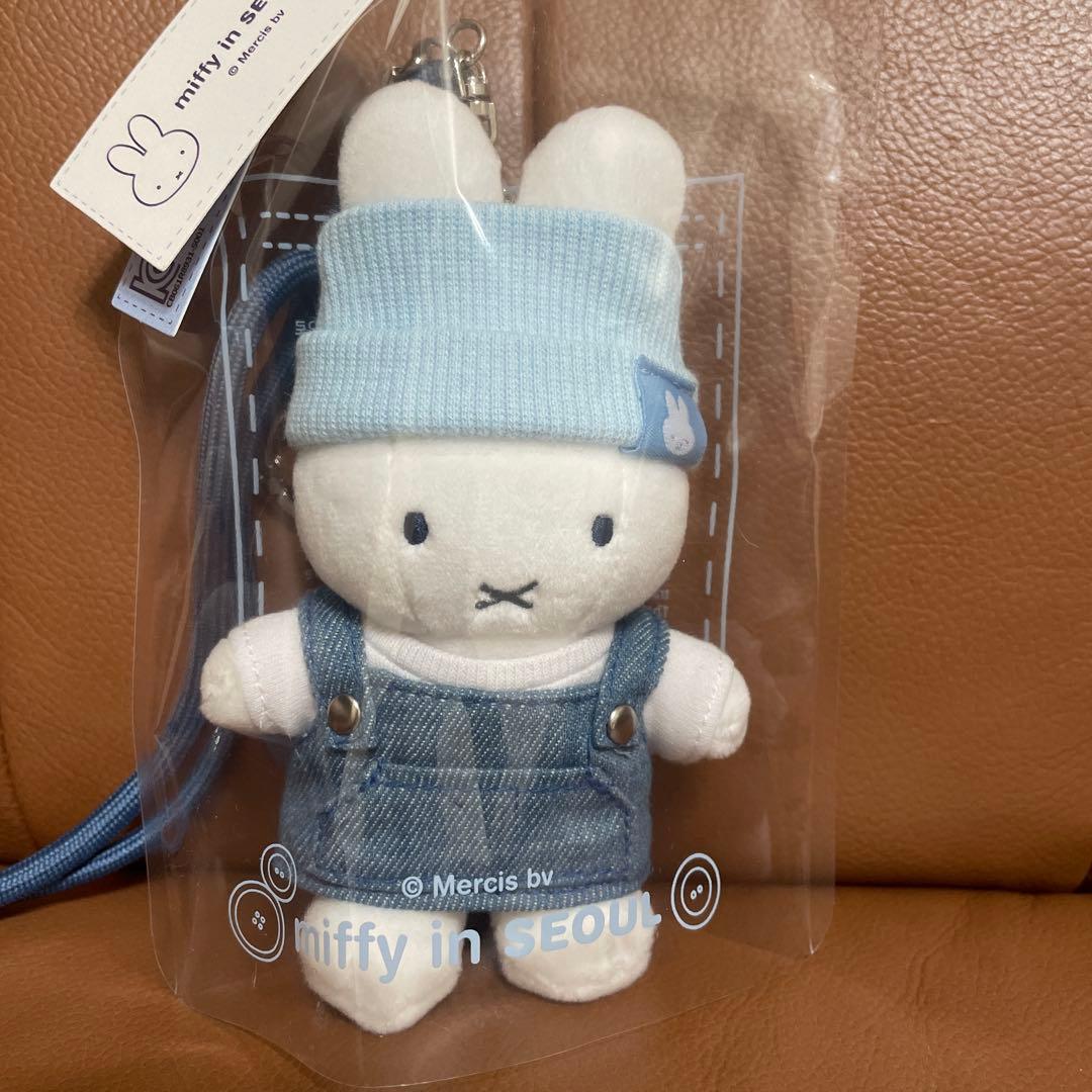 韓国ソウル ミッフィー miffyデニムドールキーリング2体セット - メルカリ