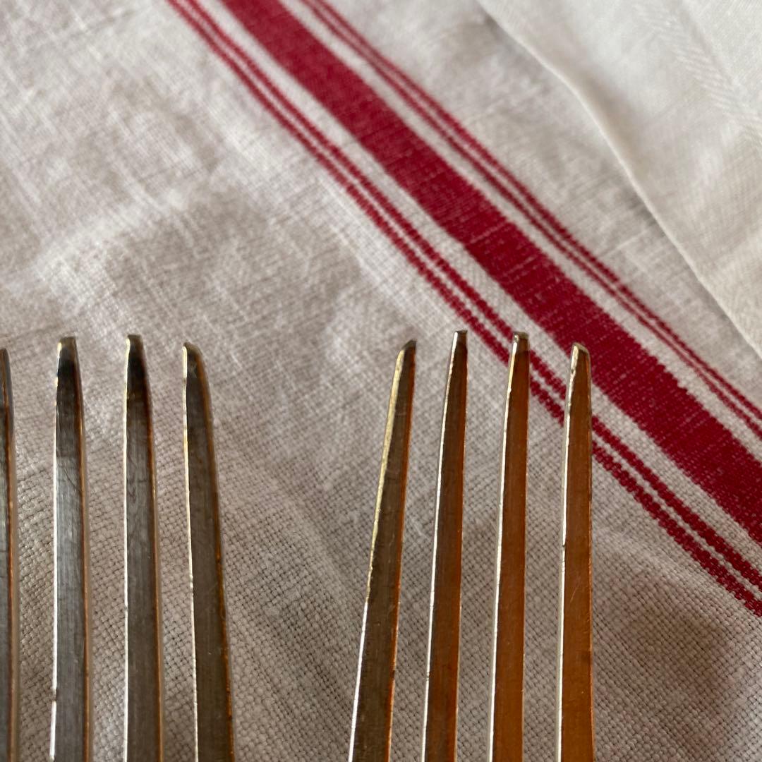 アンティーク　フランス製シルバープレートカトラリーセット各3本