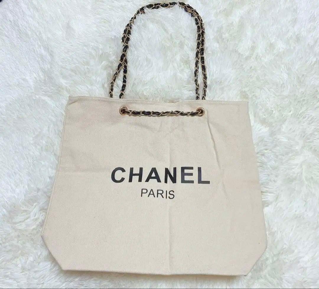 CHANEL 非売品 キャンバストートバッグ　シャネルノベルティ