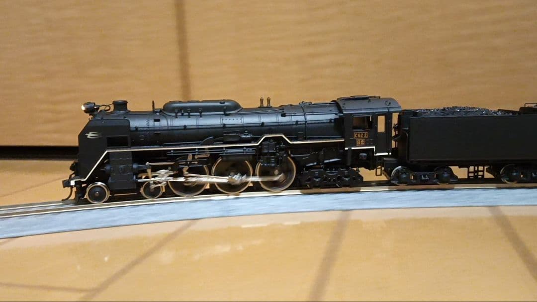 HOゲージ 天賞堂 Ｃ622号機蒸気機関車 No491、メンテナンス済