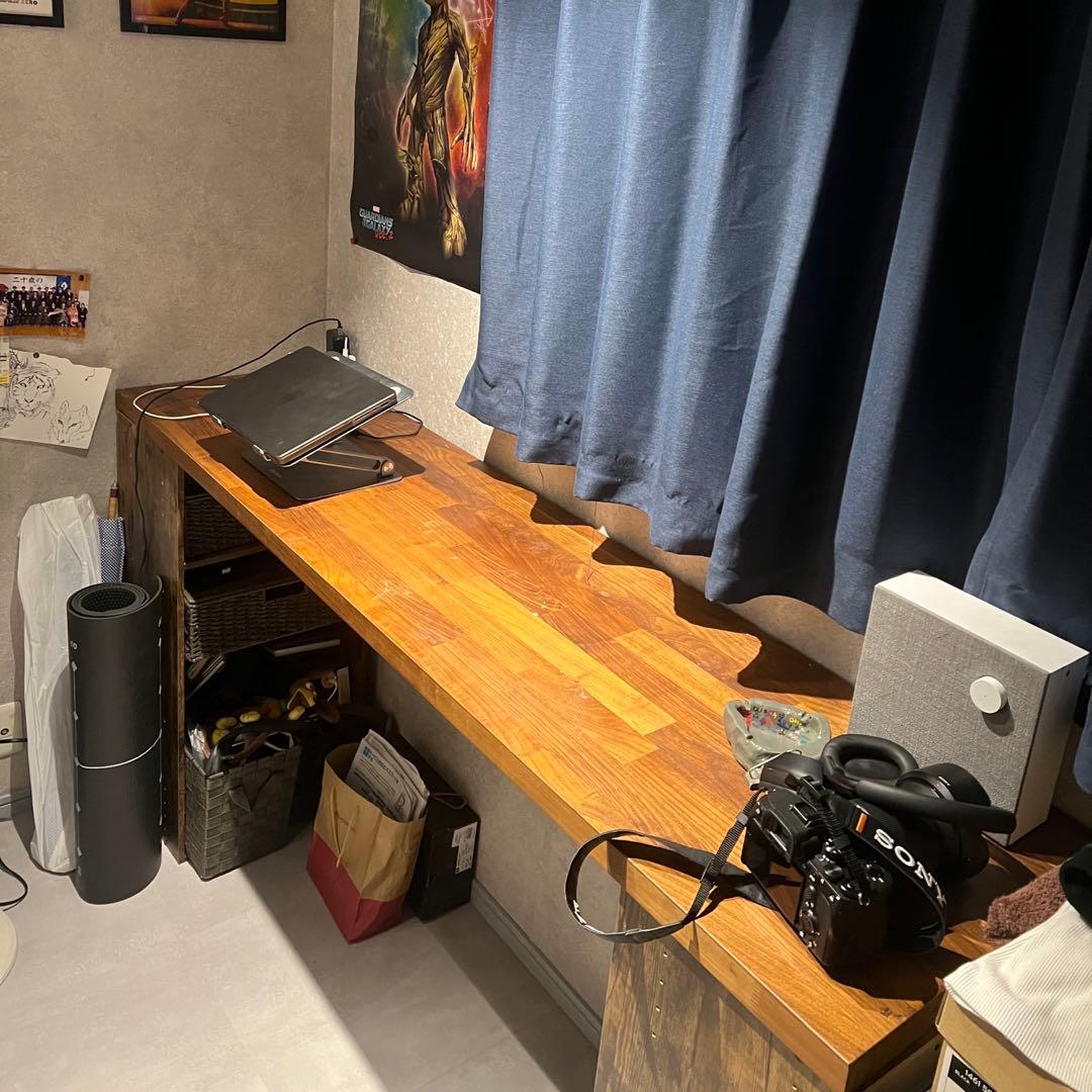 IKEA カールビー　ウォールナット　突板　181×45×3.8cm