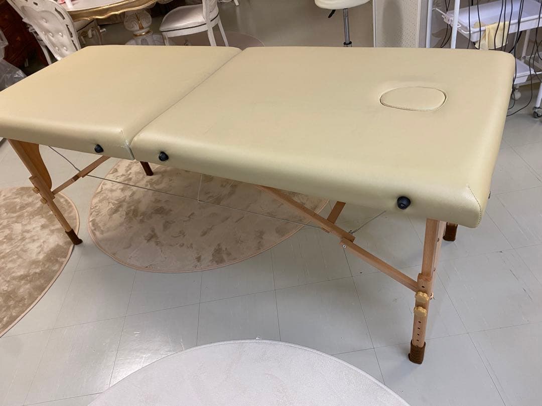 木製折りたたみベッド(キャリーバッグ付）