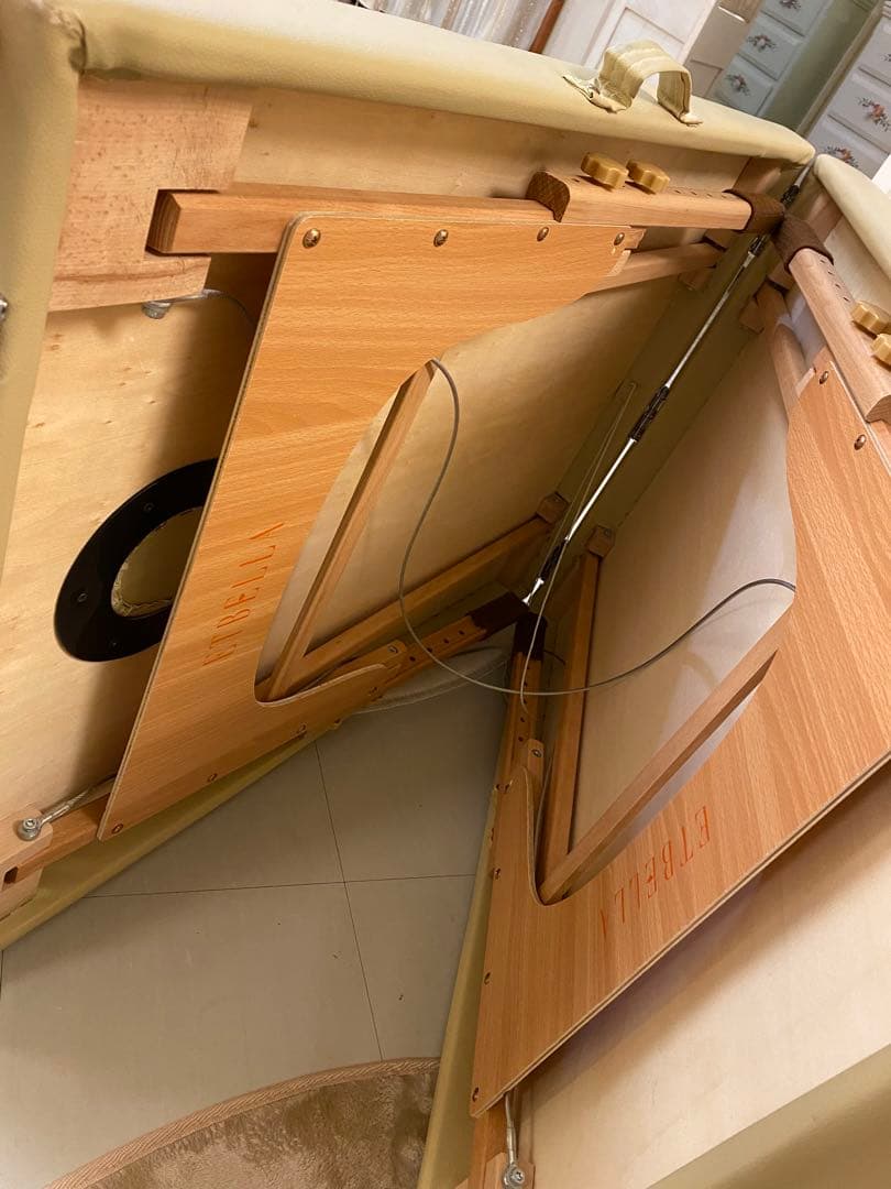 木製折りたたみベッド(キャリーバッグ付）