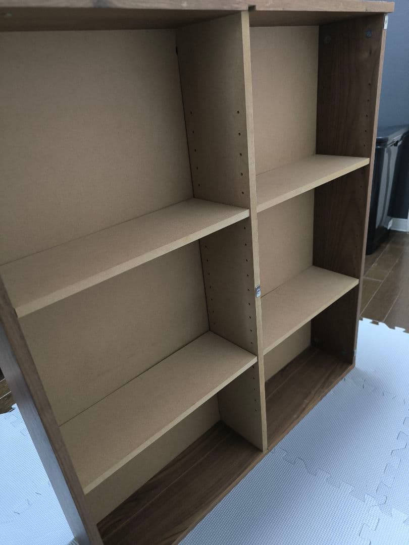 ②　MUJI/無印良品 ベッド下収納大 オーク材/仕切　組立済み