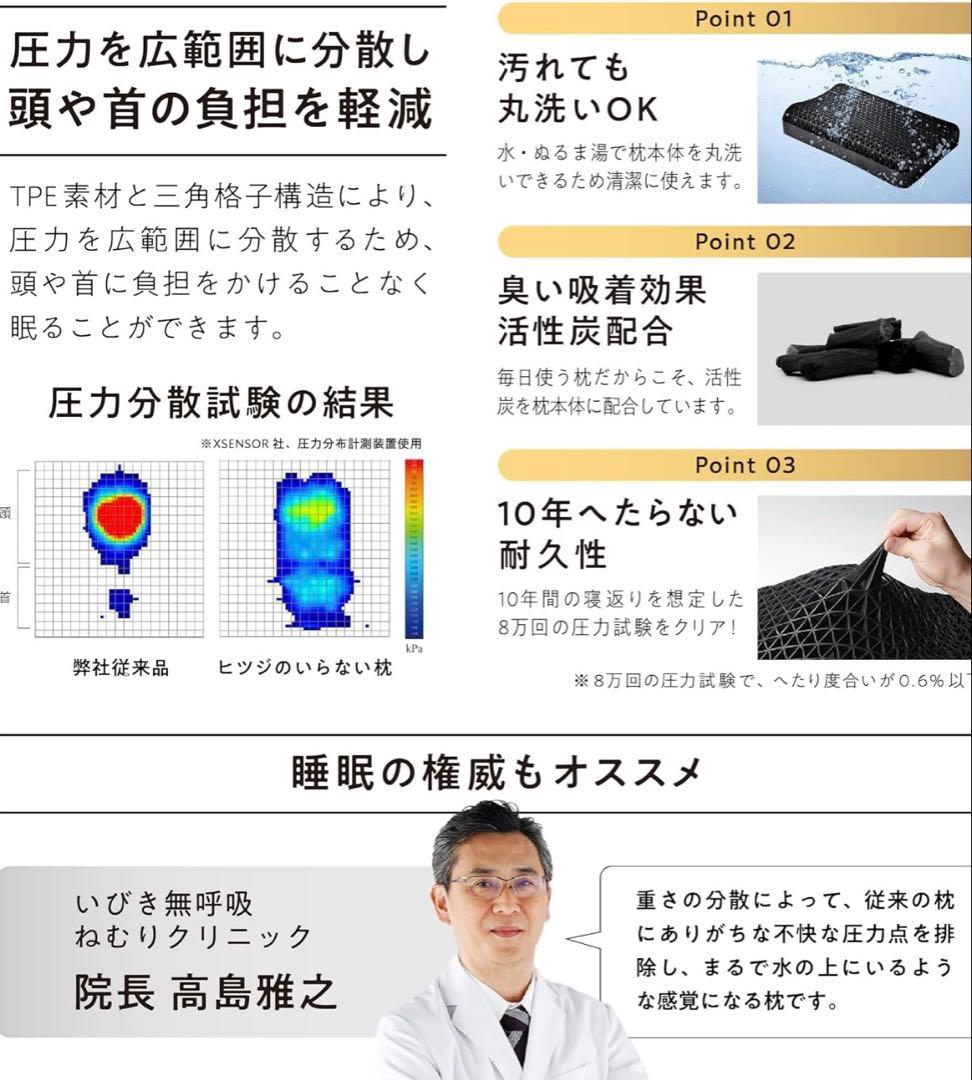 ヒツジのいらない枕　至極（スタンダードモデル）