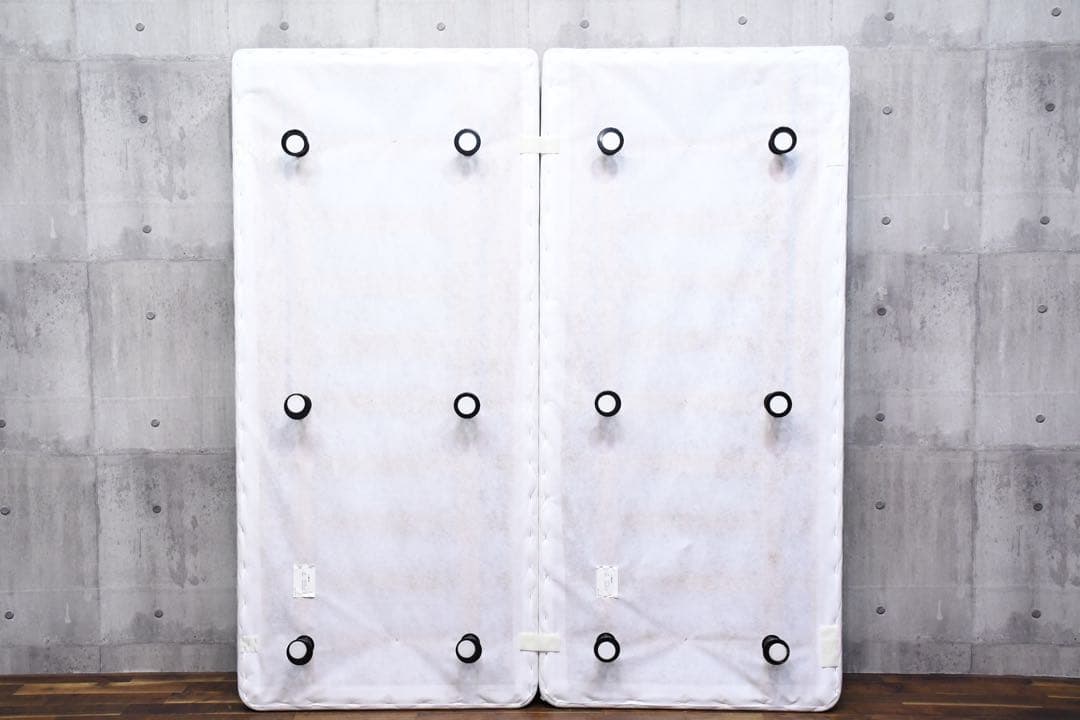 DLK90 展示品 シモンズ 本革ヘッドボード ボトム キングベッド フレーム