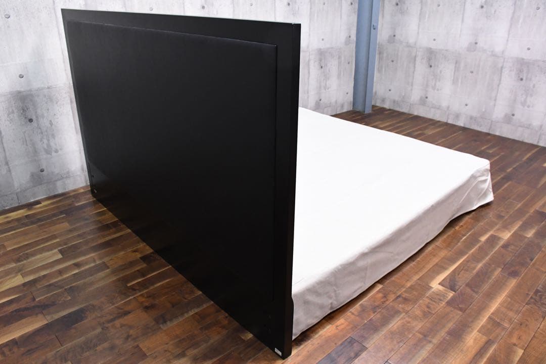 DLK90 展示品 シモンズ 本革ヘッドボード ボトム キングベッド フレーム