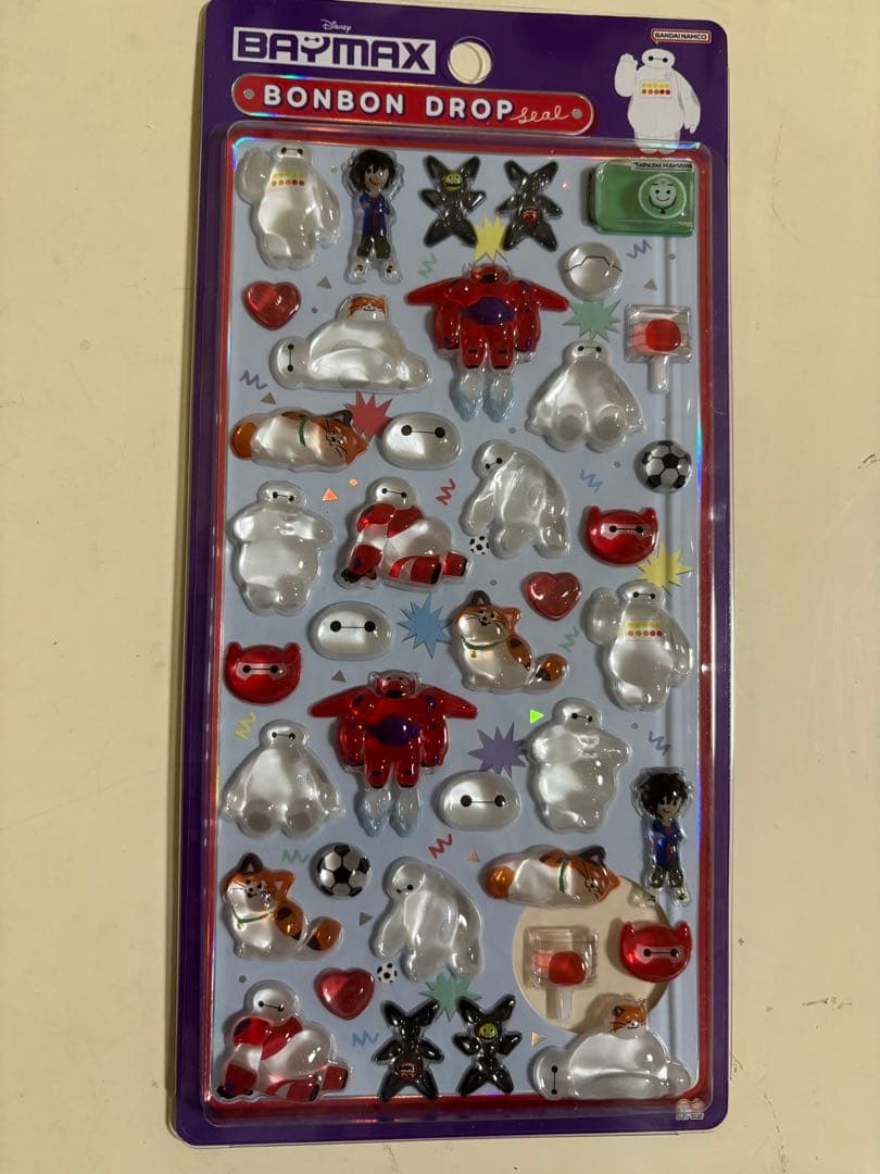 ボンボンドロップシール ディズニー5種セット クラシック プリンセス　ベイマック
