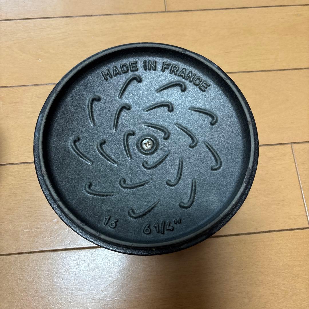 STAUB ラ ココット デ ゴハン　グレー 両手鍋