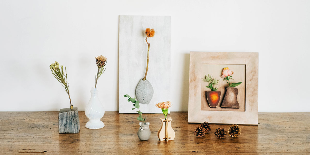 わたしの偏愛品vol.3「アート作品のような、一輪挿しコレクション