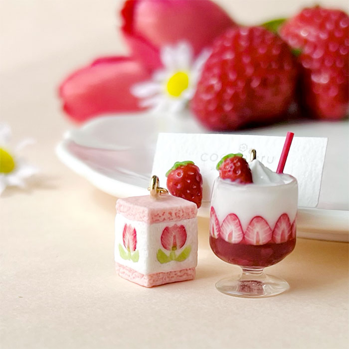 新作おしえて】ミニチュアスイーツ作家・cocoharuさんの「花咲く