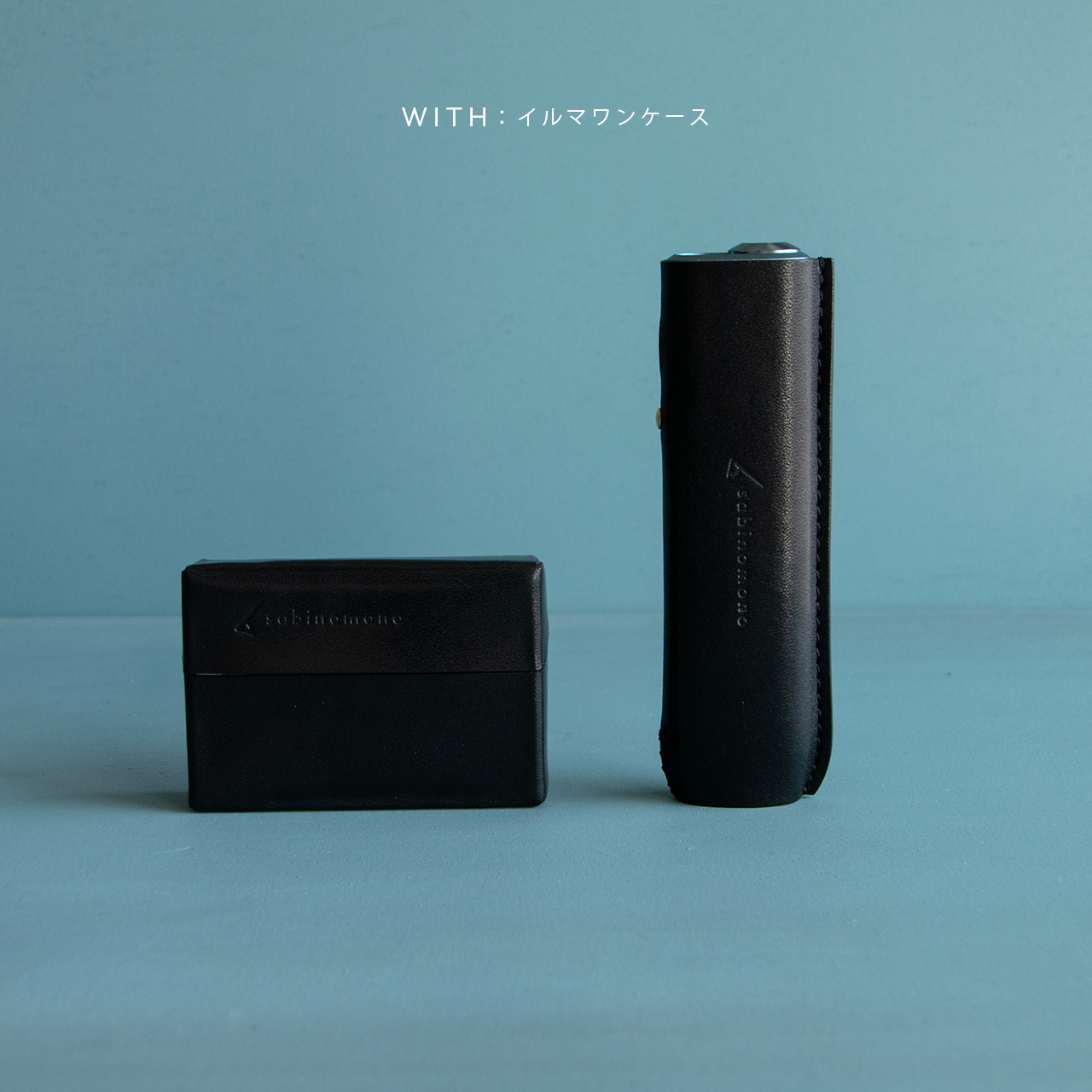 テリア・ヒート スティックケース 栃木レザー ブラック アイコス iQOS