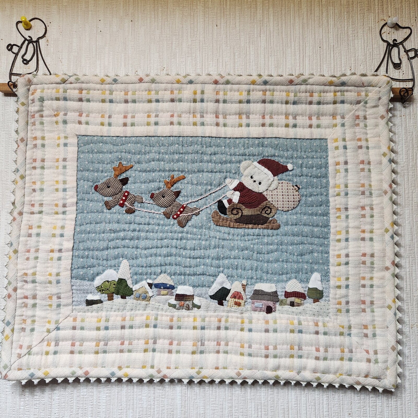 スーちゃんのパッチワークタペストリー(ハロウィン) - ままきると