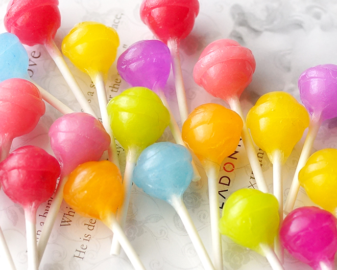 ロリポップキャンディー 6～50個 スイーツデコ フェイクスイーツ