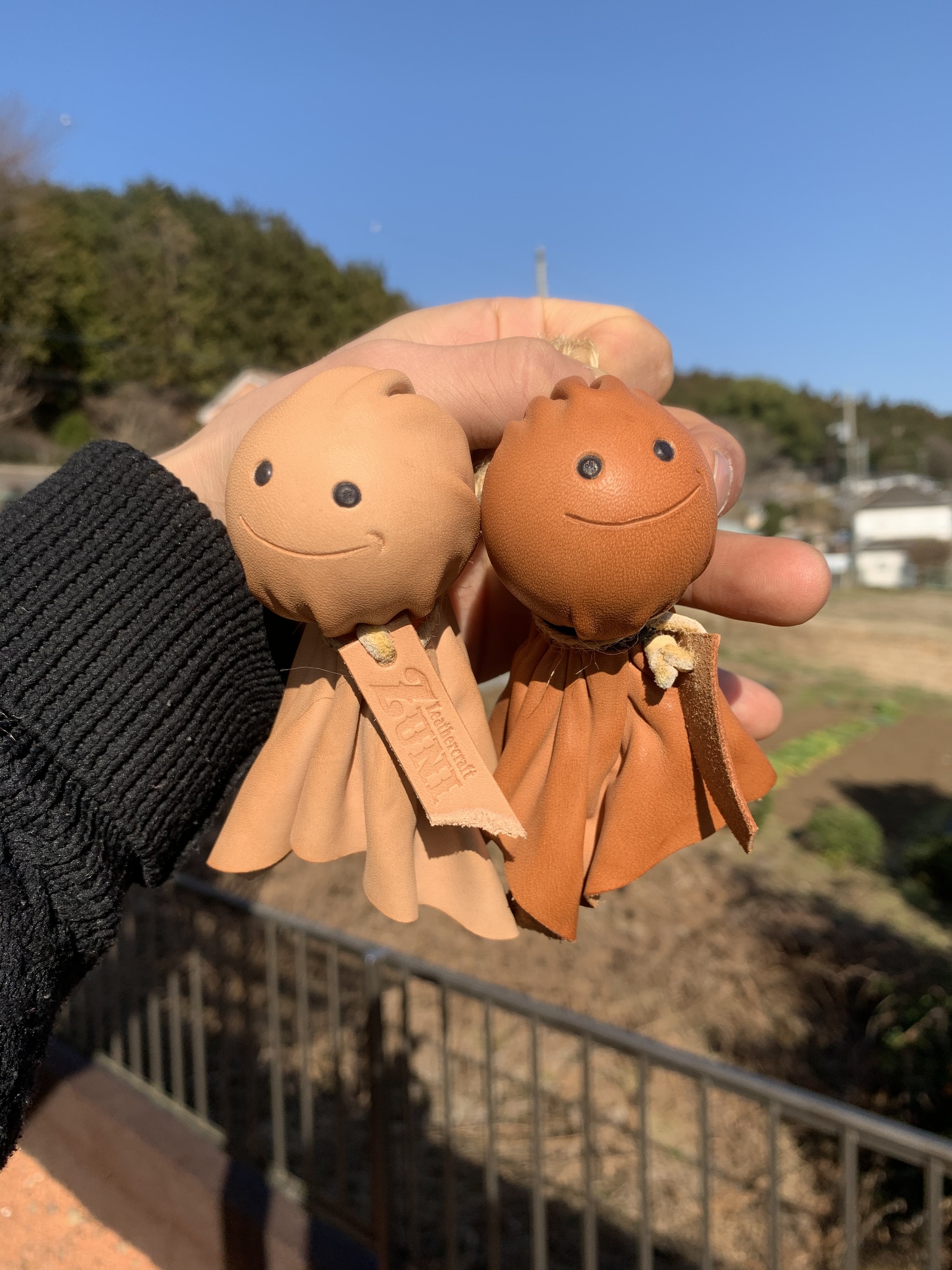 レザーてるてる坊主【タイプB】 - LEATHER-ZUNI'S GALLERY | minne