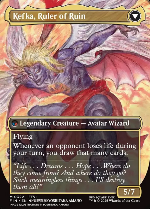 Kefka, Court Mage (Borderless) • Universes Beyond: Final Fantasy