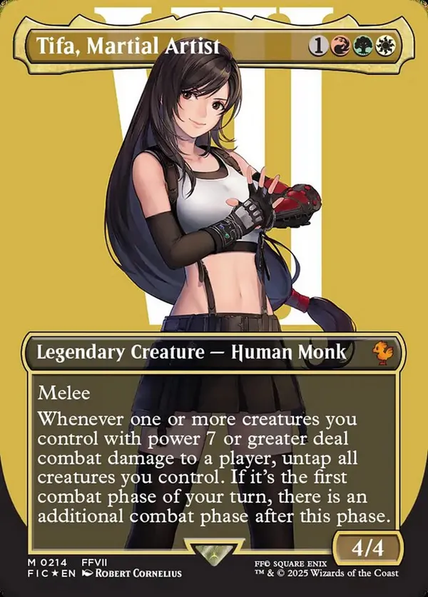 Tifa, Martial Artist (Surge Foil) • Commander: Final Fantasy (FIC