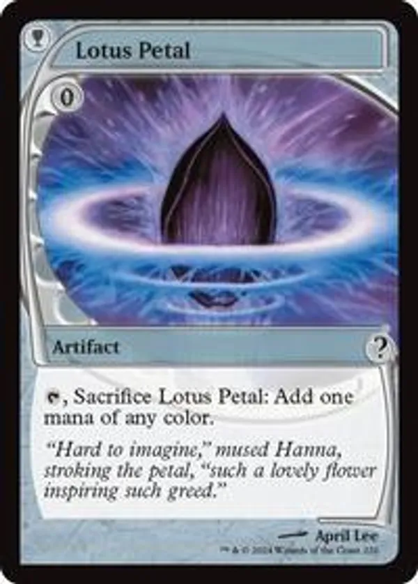 Lotus Petal (Future Sight) • Mystery Booster 2 (MB2) #226