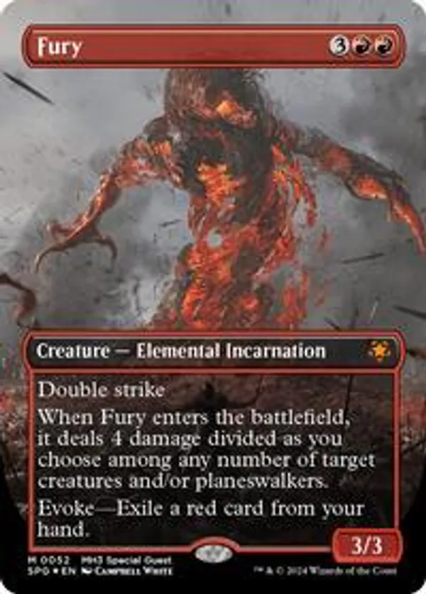 Ifrit - Fury (Rainbow Foil) • Secret Lair Series (SLD) #7007